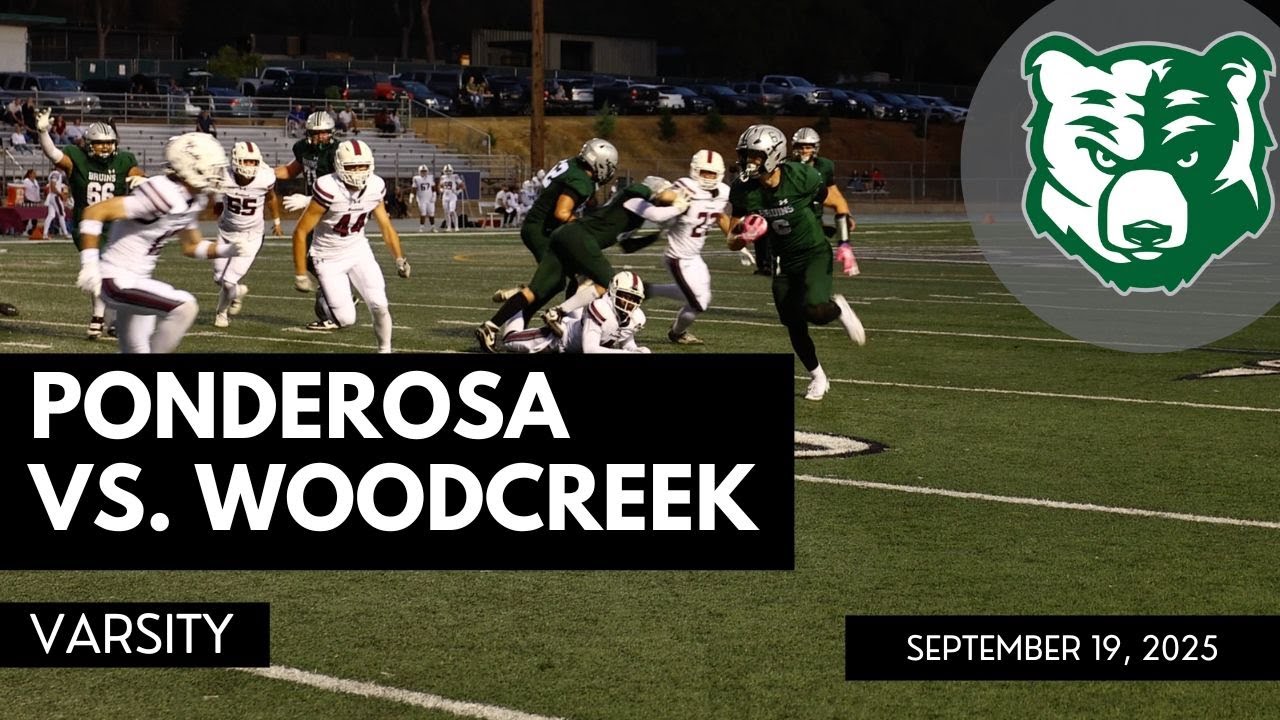 Ponderosa 2025 Varsity vs. Woodcreek 9.19.25