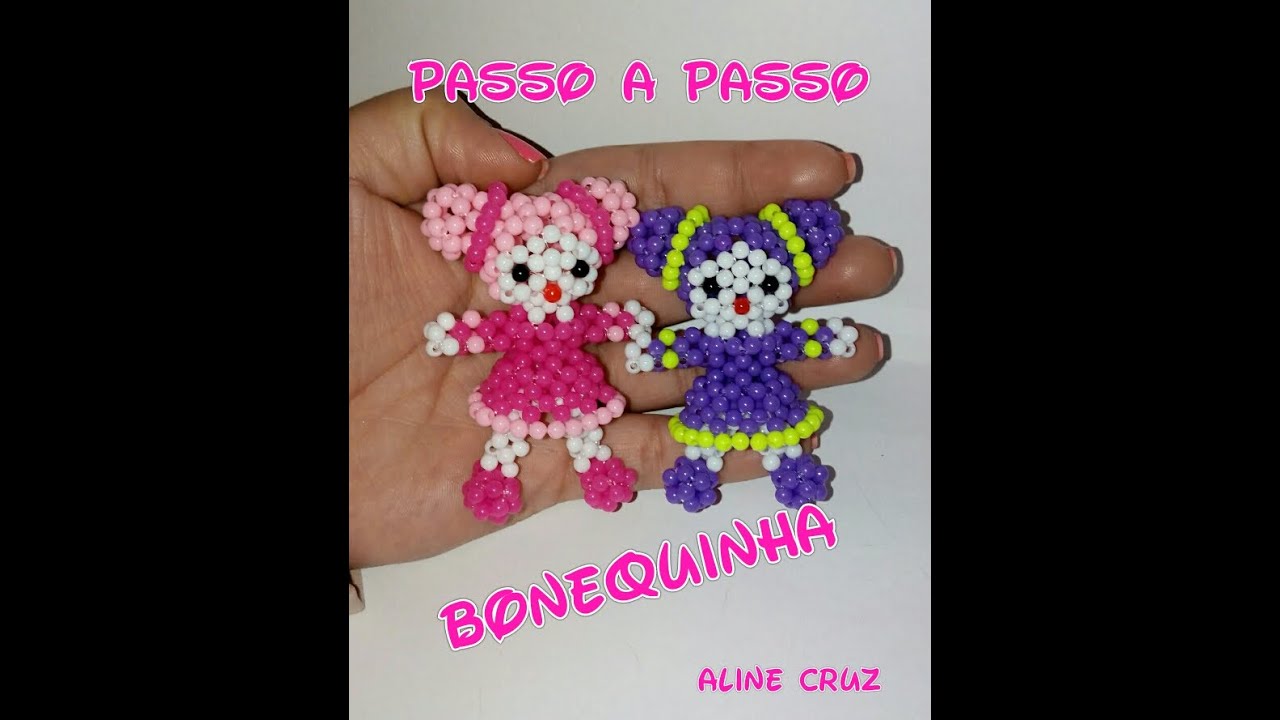 PASSO A PASSO BONEQUINHA DE MIÇANGAS! (BONEQUINHA DE VESTIDO)
