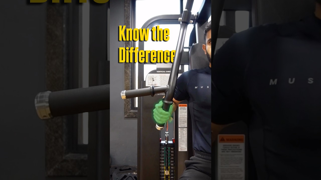 You should know this CHEST PRESS Grip Difference ✅ ~ Read Pinned Comment for more