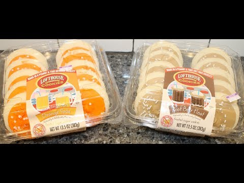 Lofthouse Delicious Cookies: Orange Soda and Root Beer Float Frosted Sugar Cookies Review