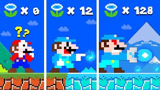 Mario Wonder but ICE Flower makes Mario FREEZE Everything | Game Animation