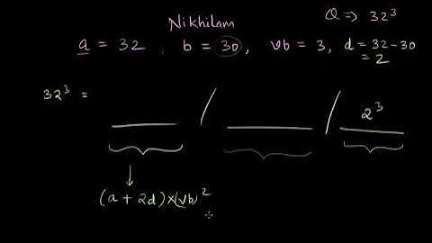 Finding Cube - vedic math Nikhilam| Unit 12 | UP math class 7 | Khan Academy