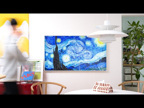 【買った】ほぼアート!壁掛けできる薄型テレビ。実際に使ってわかった良い点&残念な点|A300W NXTFRAME TVレビュー