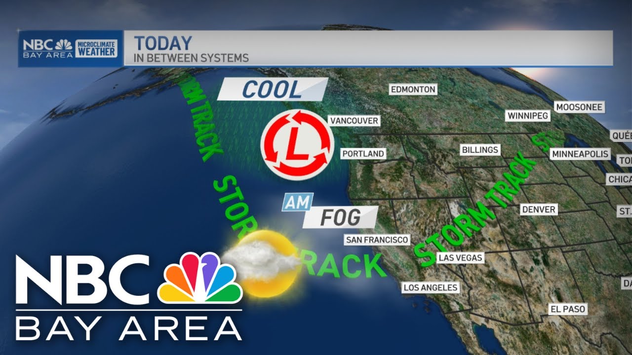 Bay Area Forecast: Clouds, cool and new rain mid-week - YouTube