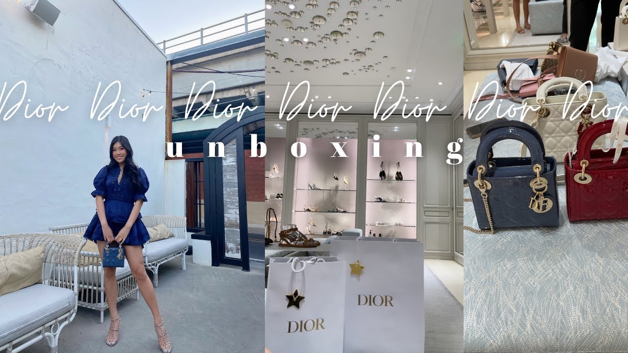 HUGE DIOR UNBOXING | DIOR HAWAII | VIVIENNEKHO - YouTube