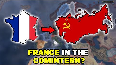 What if FRANCE JOINED THE COMINTERN I Hoi4 Timelapse