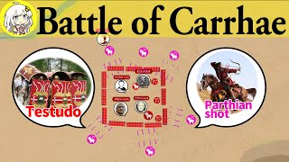 「カルラエの戦い」古代ローマ戦史に残る大敗北【53bc】 The Battle of Carrhae.