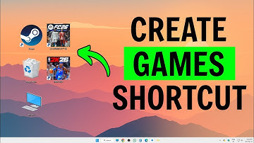 How To Create Desktop Shortcut For Steam Games (EASY)