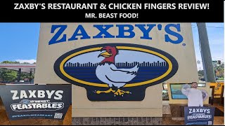 🍗ZAXBYS RESTAURANT & CHICKEN FINGERS REVIEW! MR BEAST FEASTABLES! FOOD MENU WITH A VARIETY!