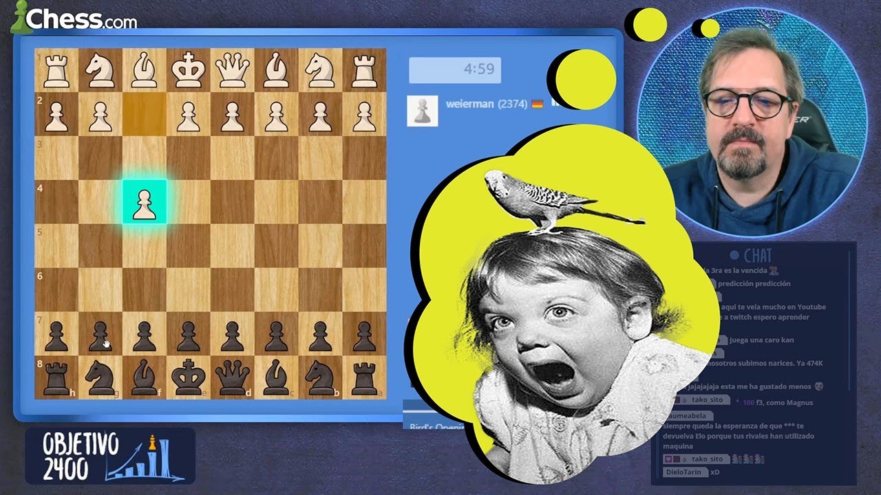 🐦 Sufriendo contra la APERTURA PÁJARO (Apertura Bird) - Chess Chest
