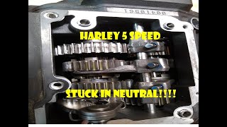 Harley 5 spd Trans Stuck in Neutral