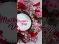 Valentine's Day  or Mother's Day Wreath,Mother's Day Gift,Valentine's Day Mesh Wreath,Pink a #shorts