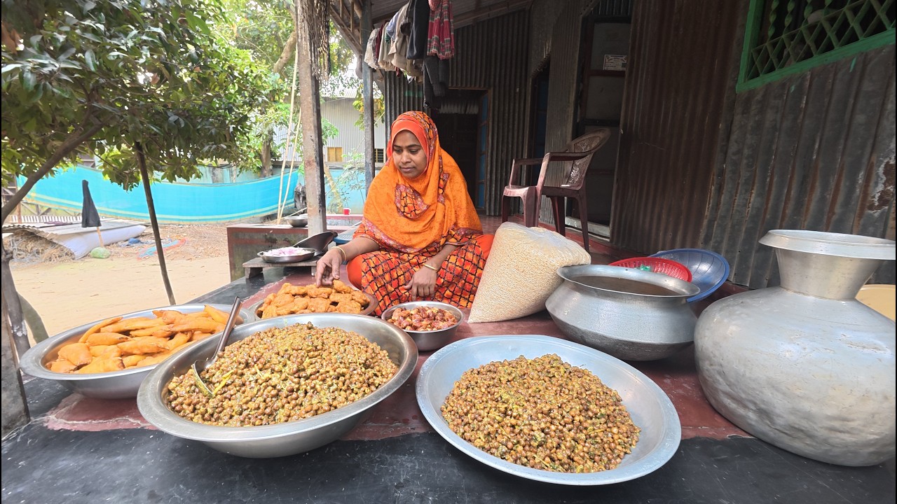 100 লোকের ইফতার আয়োজন | Village Life with Kohinoor