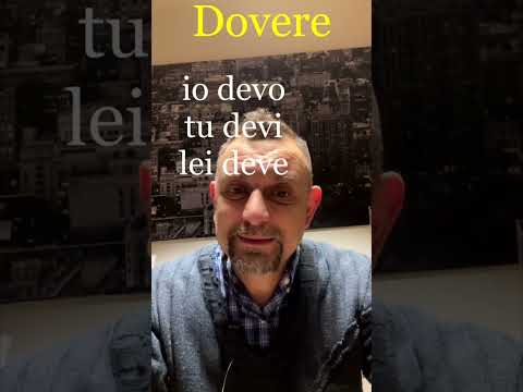 Dovere simple present