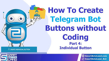 How to create Telegram bot buttons without programming? part4( individual button)