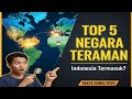 🕊️ Negara Teraman di Dunia 2025 🌍 | fakta unik dunia, negara damai, keamanan global