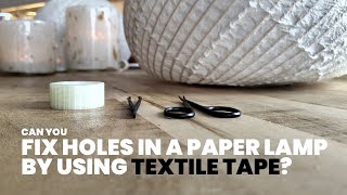 How to Fix a Broken Paper/Rice Lamp | We Tried