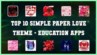 Top 10 Simple Paper Love Theme Android Apps screenshot 2