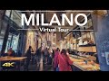 Walking in Milan Italian Street Food Tour Mercato Centrale November 2021 (4K 60fps)