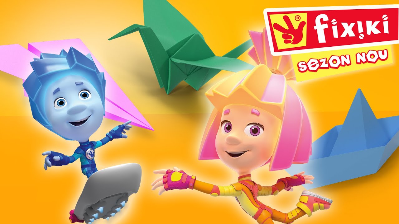 Fixiki Sezon Nou | Nolik învață Origami📄| Desene Animate Educative pentru Copii