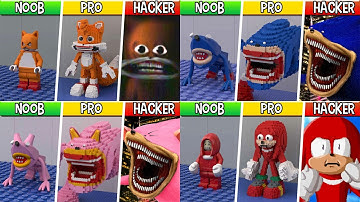 LEGO ALL Characters in Shin Sonic Tapes Season 2 (FULL COLLECTION) : Noob, Pro, HACKER!