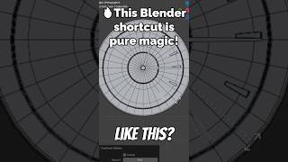 This Blender shortcut is pure magic 🔥 Perfect Circular Arrays Instantly #blendershorts #blendertips