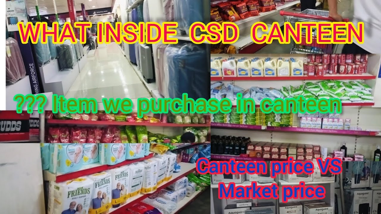 AIRFORCE CANTEEN INSIDE TOUR| canteen price VS market price| biggest ...