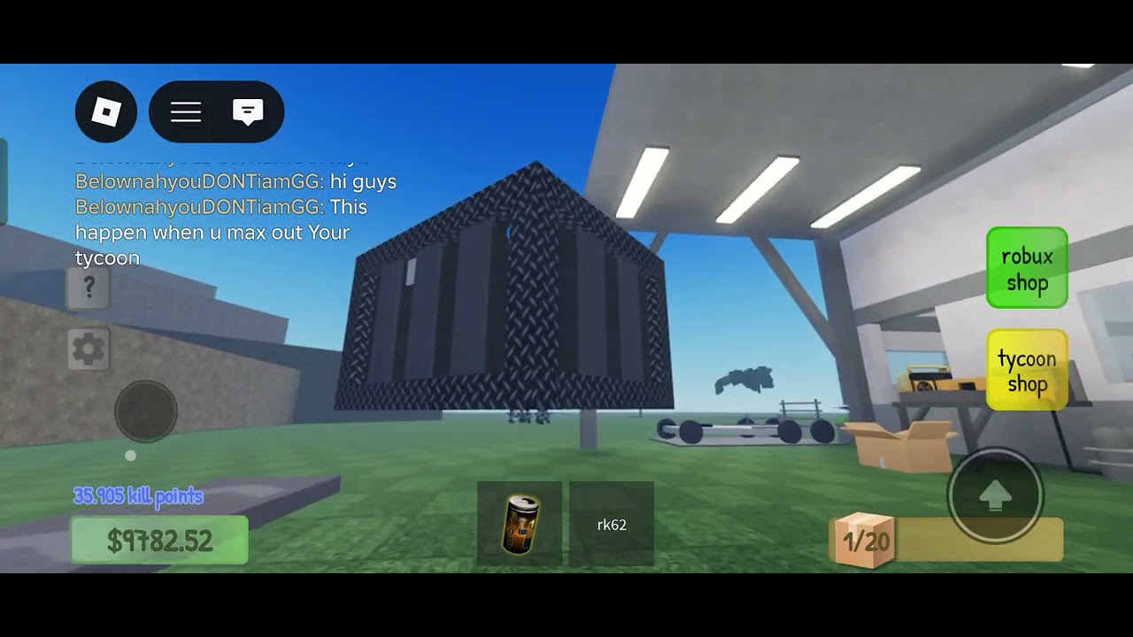 What happened when you max out your tycoon in Counterfiet tycoon