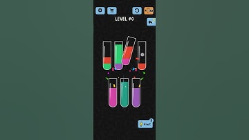 Water Color Sort Level 40 Walkthrough Gameplay