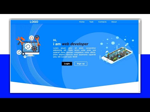 Design a Skewed Banner Page like Professional for your Website | HTML & CSS