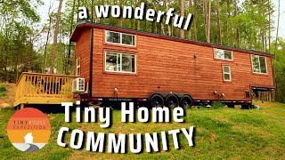 Best kind of Tiny House COMMUNITY! Spacious, wooded, heartfelt, fair