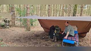 out with some  good friends camping at Brockwell woods 2024 and Charlie the ratter