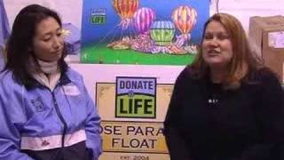 Donate Life Rose Parade Float Decorating 12-26-07