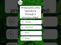 "How Do Prokaryotic Cells Reproduce? | Easy Biology MCQ" #mcqsseries #ytshorts #biologywithravian