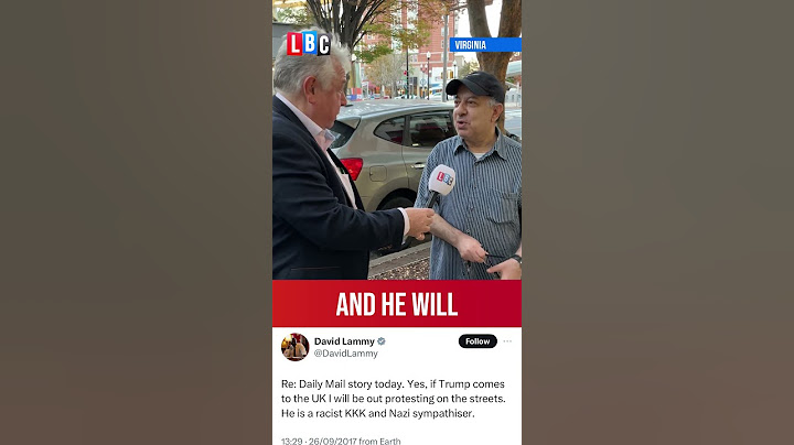 Americans react to David Lammy calling Donald Trump a racist | LBC