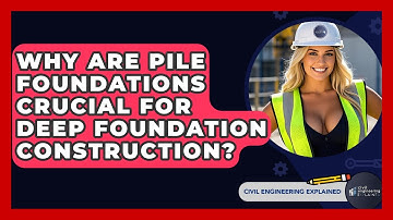 Why Are Pile Foundations Crucial For Deep Foundation Construction? - Civil Engineering Explained