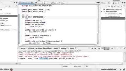 Hibernate Tutorial 04 hbm2ddl Configuration and Name Annot