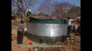 2015 Bouw van de drinkwatersilo voor de basisschool in Saja