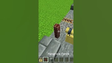 how to make a railway crossing bar in Minecraft 😎 #shorts