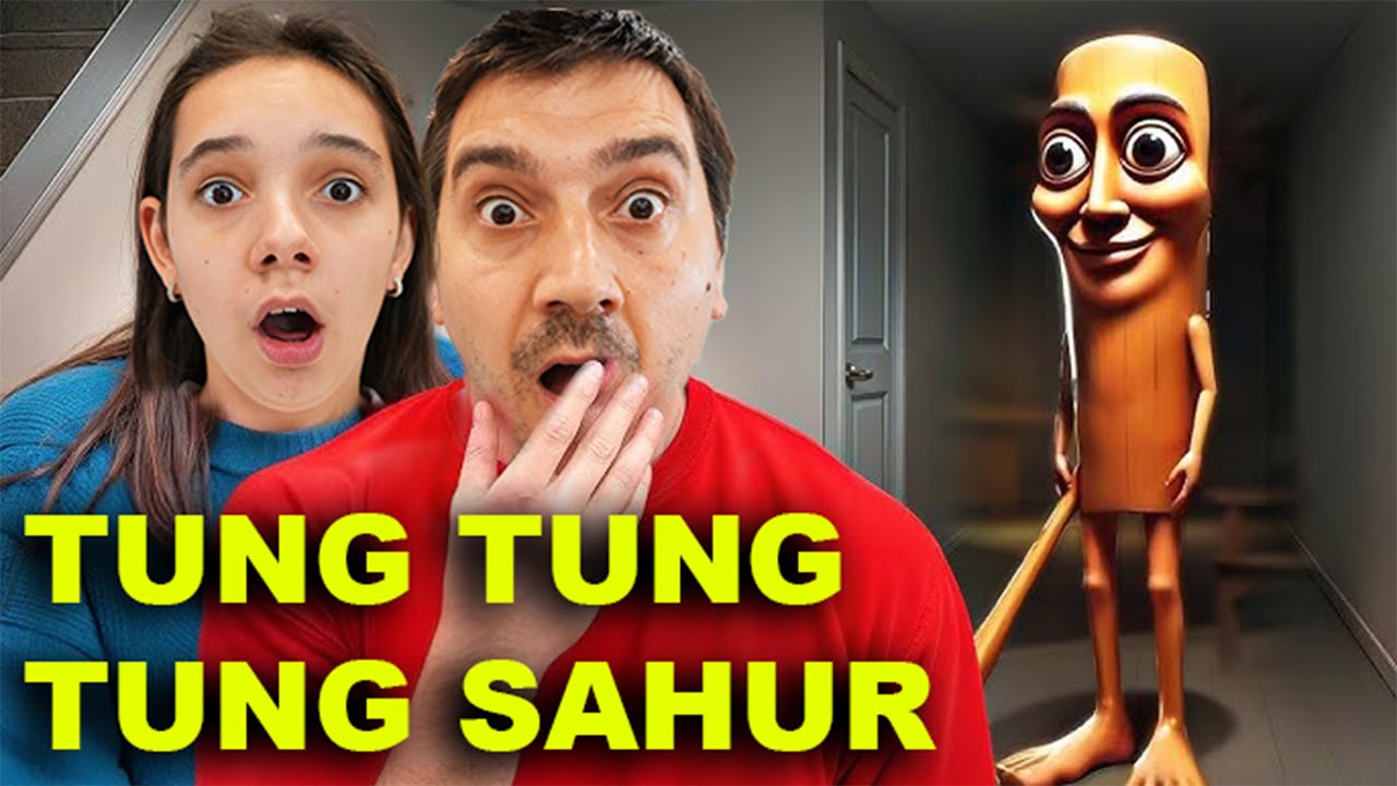 🏏 Tung Tung Tung SAHUR in VIATA REALA 😱 Nu-i pronunța NUMELE de 5 ORI 🏑