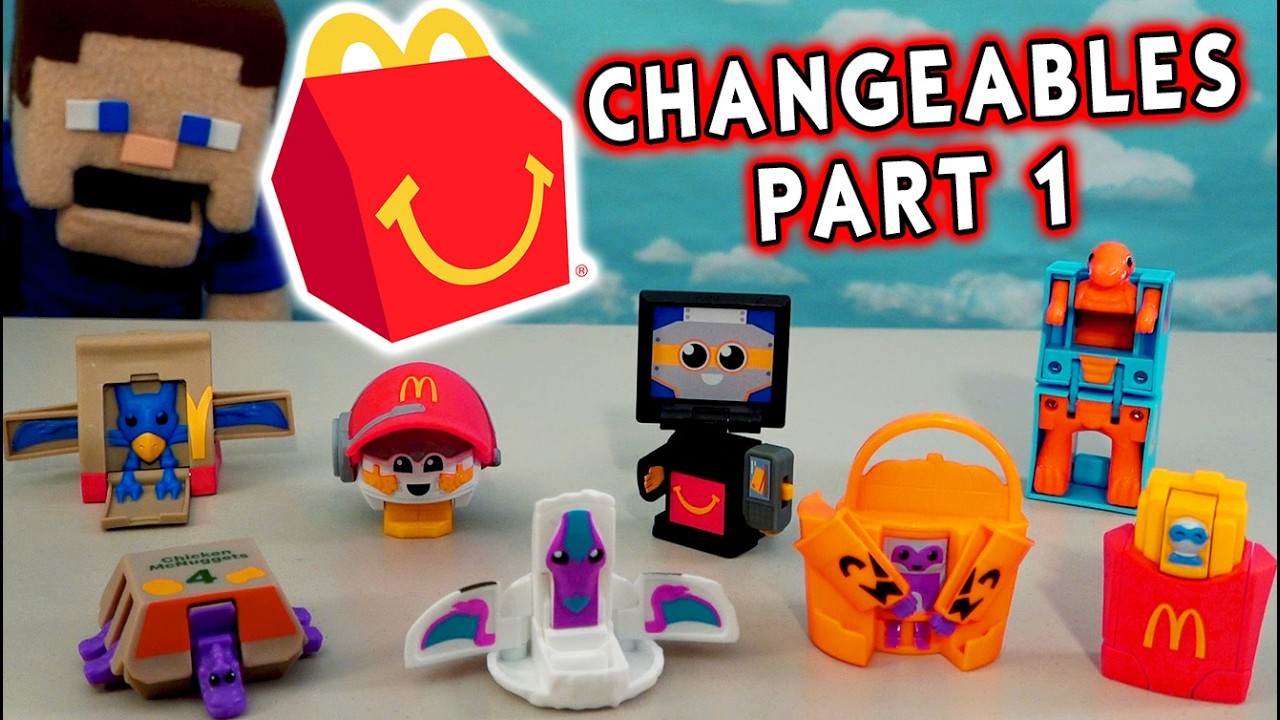 McDonalds Changeables 2026 Happy Meal Toys #1-8 - YouTube