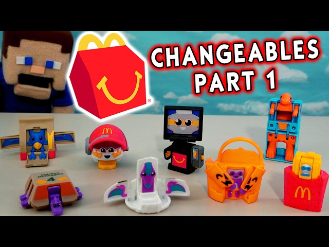 McDonalds Changeables 2026 Happy Meal Toys #1-8 - YouTube