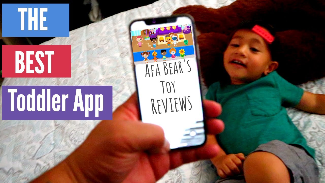 The Best Educational Toddler App Afa Bear's Toy Review YouTube