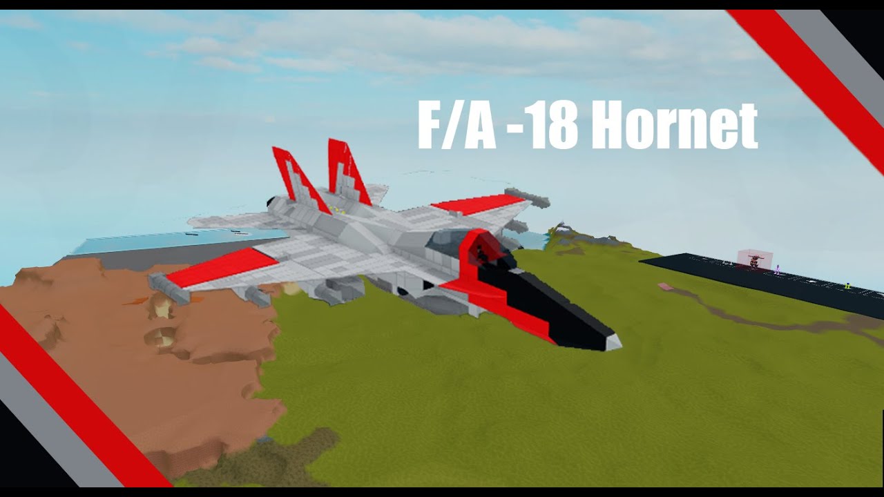 Roblox Plane Crazy F A 18 Hornet Showcase Youtube - f 18 homet roblox