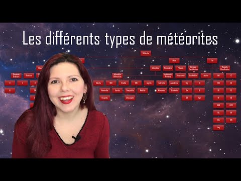 Vidéo: Comment sont classées les météorites ?