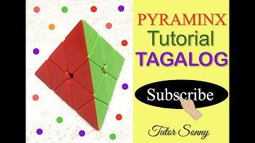Paano Buuin ang Pyraminx | Pyraminx | Tutorial I TAGALOG I Tutor Sonny