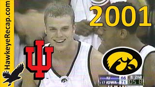 #21 Iowa Hawkeyes vs Indiana Hoosiers @ Carver-Hawkeye Arena 1/27/2001 - Steve Alford vs former team