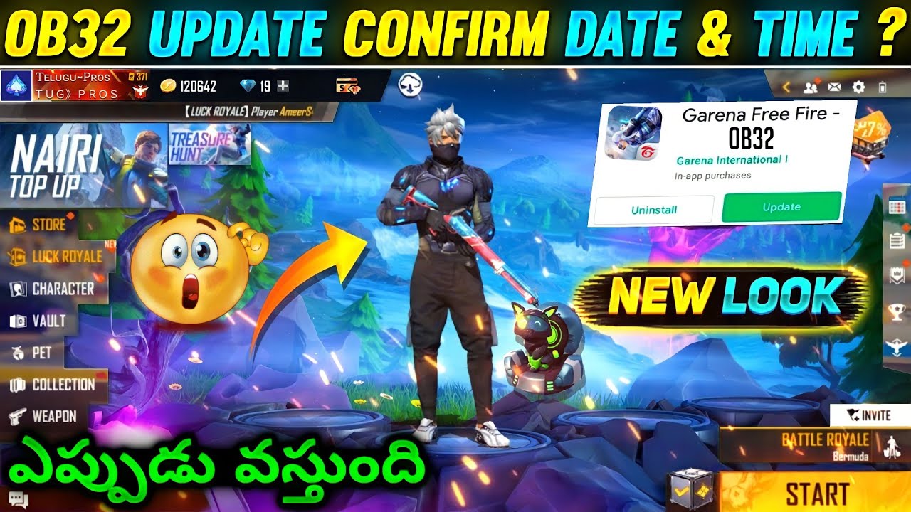OB32 UPDATE CONFIRM DATE & TIME