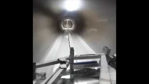 Boring Company Sled Test (WARNING: Flashing Lights)