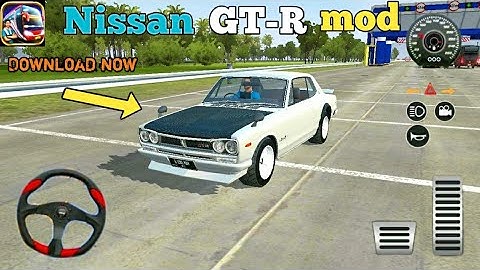 ( Nissan GT-R ) bussid mod for bus simulator Indonesia
